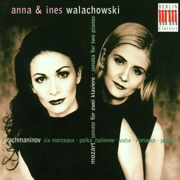 Mozart & Rachmhttps://musicbrainz.org/release/14e6f275-f4e6-49f4-9daa-8507de38e9e6aninow: Works for two Pianos, Piano Duet and six handed Piano