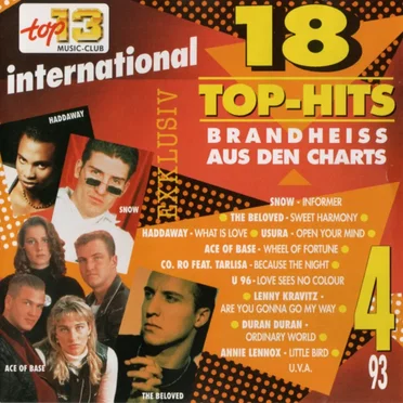 18 Top-Hits brandheiss aus den Charts 4/93 by Various Artists - album cover