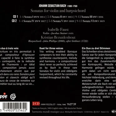 Sonatas for Violin & Harpsichord