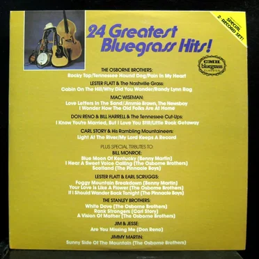 25 Greatest Bluegrass Hits by Various Artists - album cover
