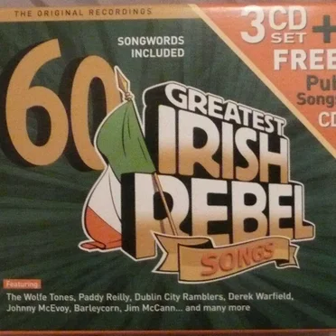 60 Greatest Irish Rebel Songs by Various Artists - album cover