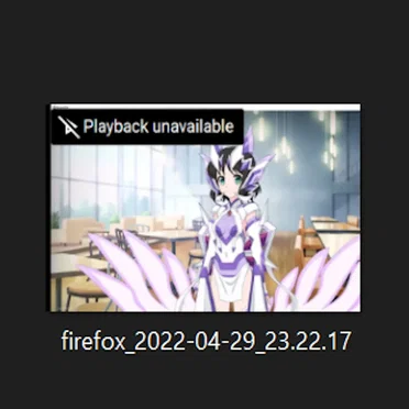 Playback unavailable