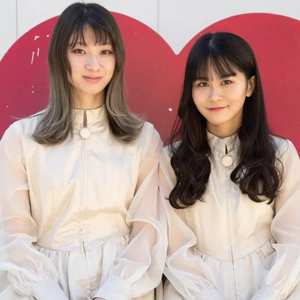 ベランダにて