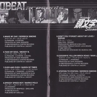 Super Eurobeat Presents Initial D Second Stage D Selection 1 by Various Artists - album cover