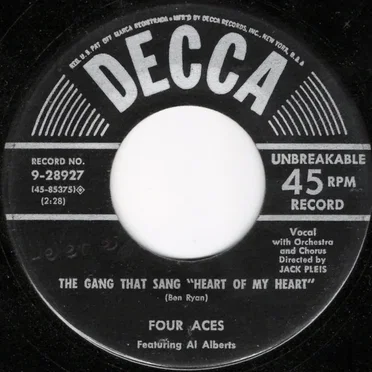 The Gang That Sang "Heart of My Heart" / Stranger in Paradise