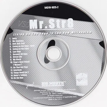 Living On The Edge In The New Millennium by Mr.Str8 - album cover