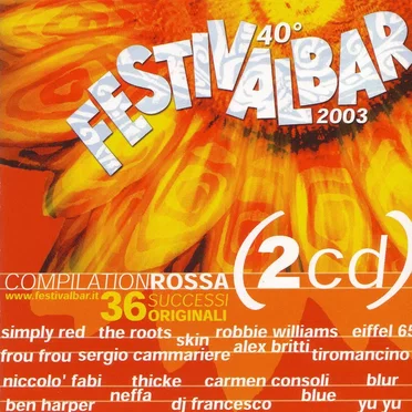 40º Festivalbar 2003: Compilation rossa by Various Artists - album cover