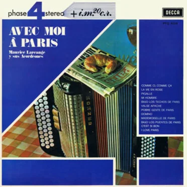 Avec moi a Paris by Maurice Larcange and his Accordions - album cover