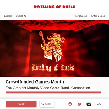 Dwelling of Duels 2021-11: Crowdfunded Games Month