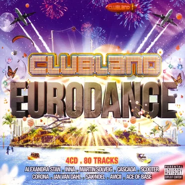 Clubland Eurodance by Various Artists - album cover