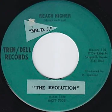 Reach Higher / Hey Single Man by The Evolution - album cover