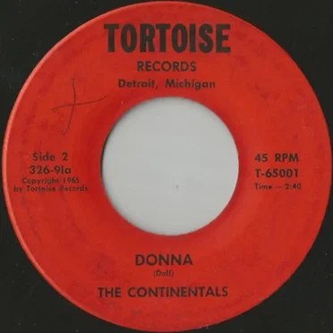 Donna / Rufus Rastas by The Continentals - album cover