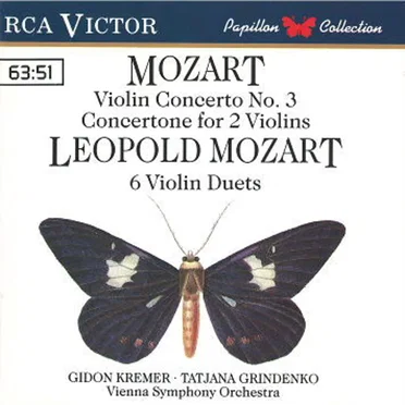 Mozart: Violin Concerto no. 3 / Concertone for 2 Violins / L. Mozart: 6 Violin Duets