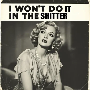 I Won't Do It in the Shitter