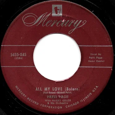 All My Love (Bolero) / Roses Remind Me of You