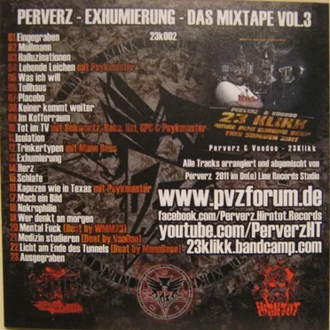 Das Mixtape, Vol. 3: Exhumierung by Perverz - album cover