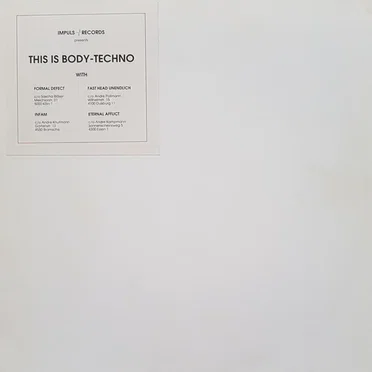 This Is Body-Techno by Various Artists - album cover