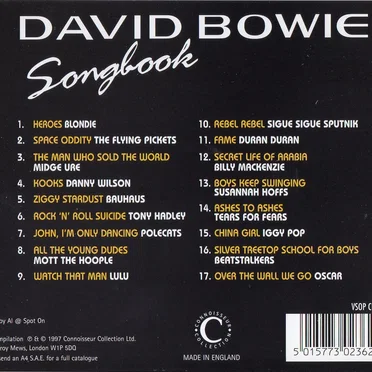 David Bowie Songbook by Various Artists - album cover