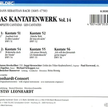 Das Kantatenwerk Vol. 14