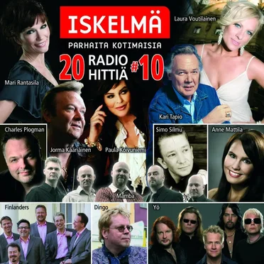 Iskelmä #10 - 20 radiohittiä by Various Artists - album cover