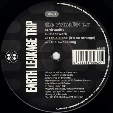 The Virtuality EP by Earth Leakage Trip - album cover