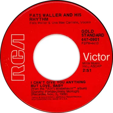 I Can't Give You Anything but Love, Baby / (It Will Have to Do) Until the Real Thing Comes Along