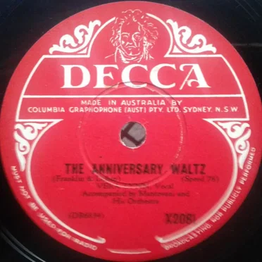 The Anniversary Waltz / Little Curly Hair in a High Chair