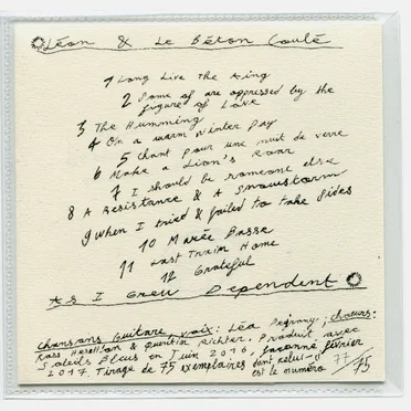 As I Grew Dependent by Léon & le Béton Coulé - album cover
