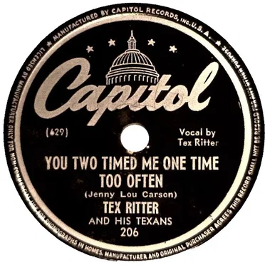 You Two Timed Me One Time Too Often / Green Grow the Lilacs