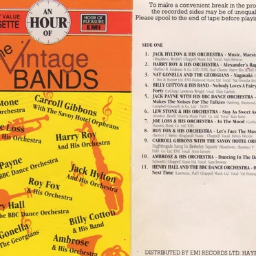 An Hour Of The Vintage Bands by Various Artists - album cover