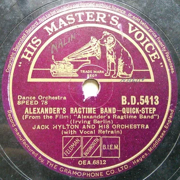 Alexander's Ragtime Band / Now It Can Be Told
