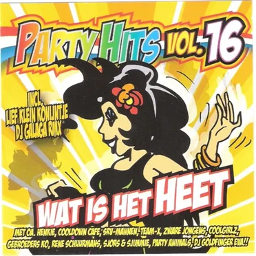 Party Hits, Vol. 16: Wat is het heet by Various Artists - album cover