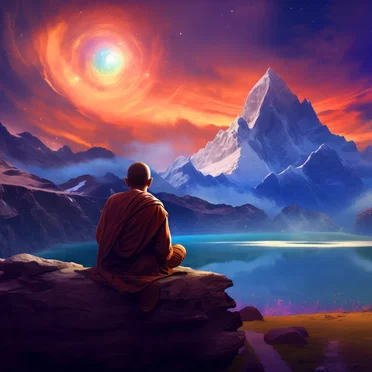 Mountain Mist & Cosmic Vistas (Zen Meditation Music 432Hz)