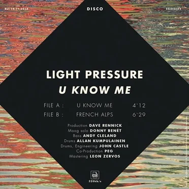 U Know Me by Light Pressure - album cover