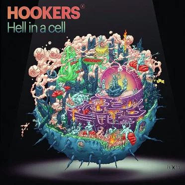 Hell in a Cell by Hookers - album cover