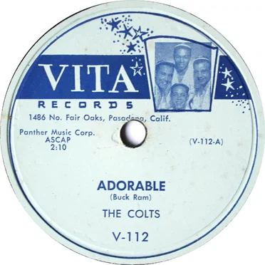 Adorable / Lips Red as Wine by The Colts - album cover