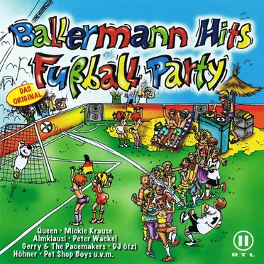Ballermann Hits: Die Fußball Party by Various Artists - album cover