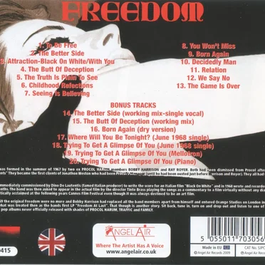 Nerosubianco by Freedom - album cover