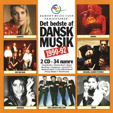 Det bedste af dansk musik 1990-92 by Various Artists - album cover