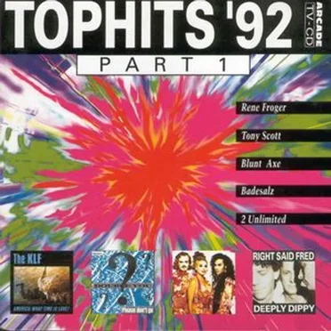 Top Hits '92, Part 1 by Various Artists - album cover
