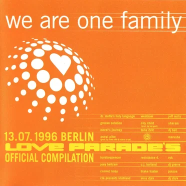 Love Parade 1996: We Are One Family by Various Artists - album cover