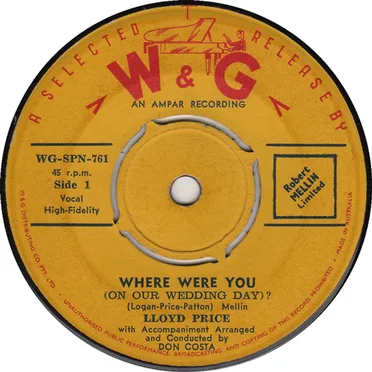 Where Were You (on Our Wedding Day)? / Is It Really Love?