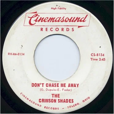 Don't Chase Me Away by The Crimson Shades - album cover