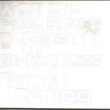 With the Ease Grace Precision and Cleverness of Human Beings by The Subjects - album cover