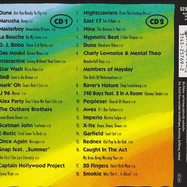Megahits 95½ by Various Artists - album cover