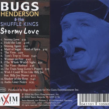 Stormy Love by Bugs Henderson and the Shuffle Kings - album cover