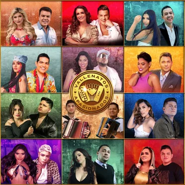 Vallenatos apasionados by Various Artists - album cover