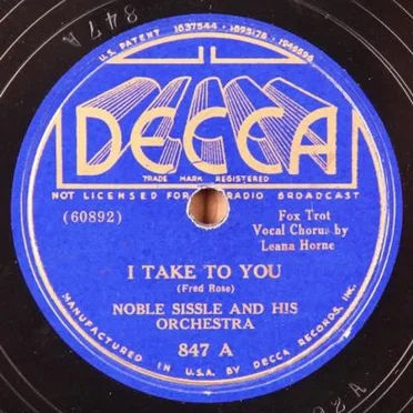 Noble Sissle and His Orchestra
