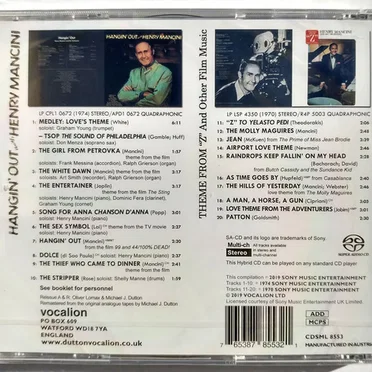 Hangin Out with Henry Mancini / Theme from "Z" and Other Film Music