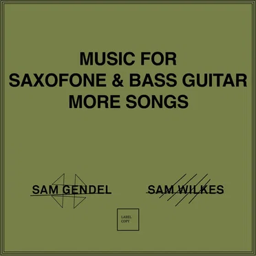 Music for Saxofone and Bass Guitar More Songs